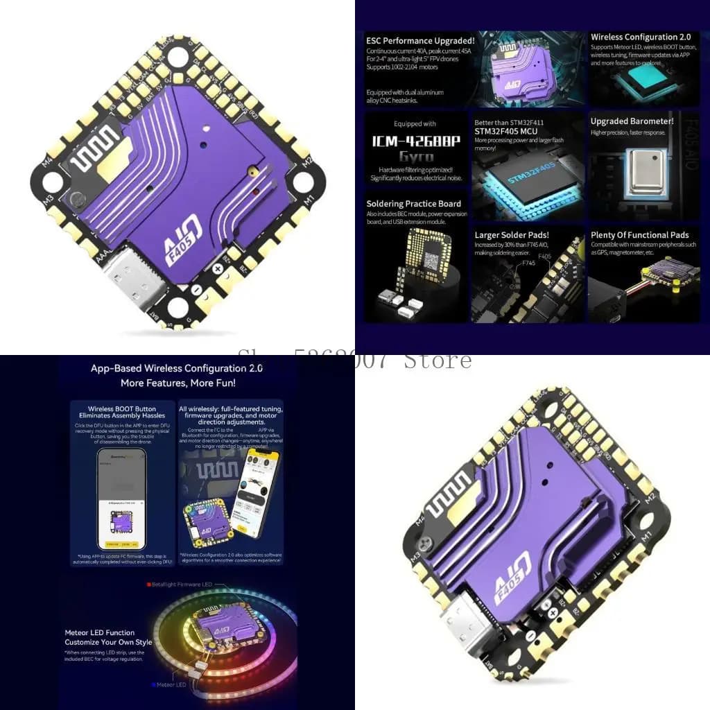F405 Controller 40A 3-6s per droni FPV 5 pollici controllo dei droni quadcopter Accessori 40JB