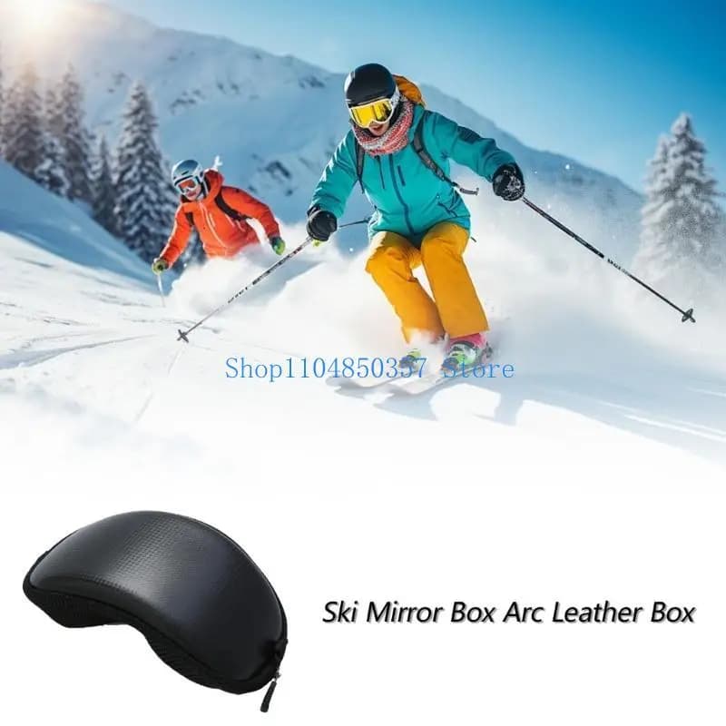 652F Pratica custodia per occhiali sportivi Custodia per occhiali da sci Custodia per occhiali da snowboard