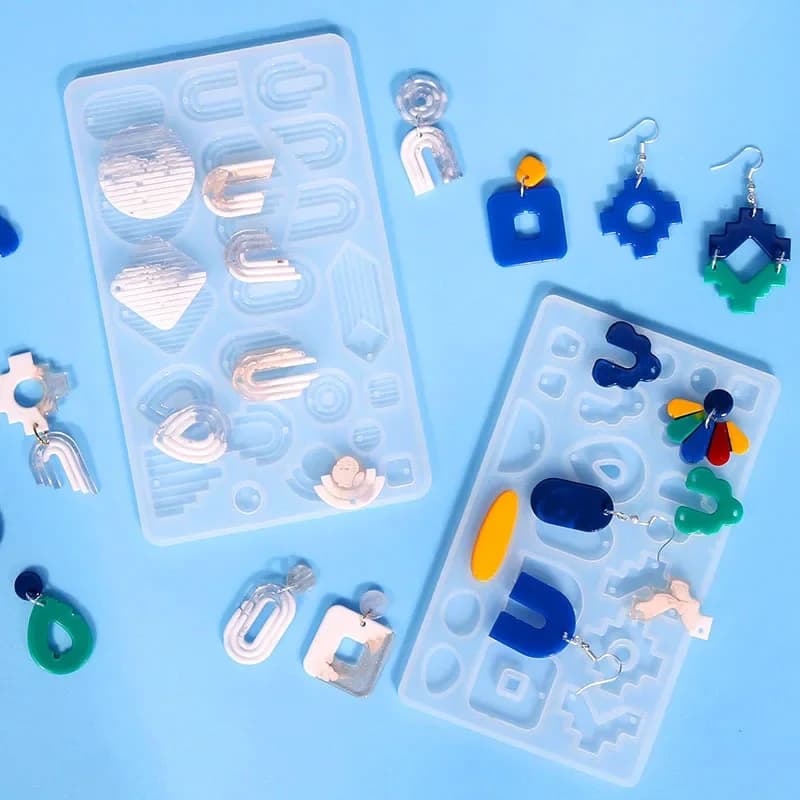 Fai da te alla moda orecchini strisce orecchini ciondolo strumenti gioielli accessori gioielli stampo in resina epossidica siliconica