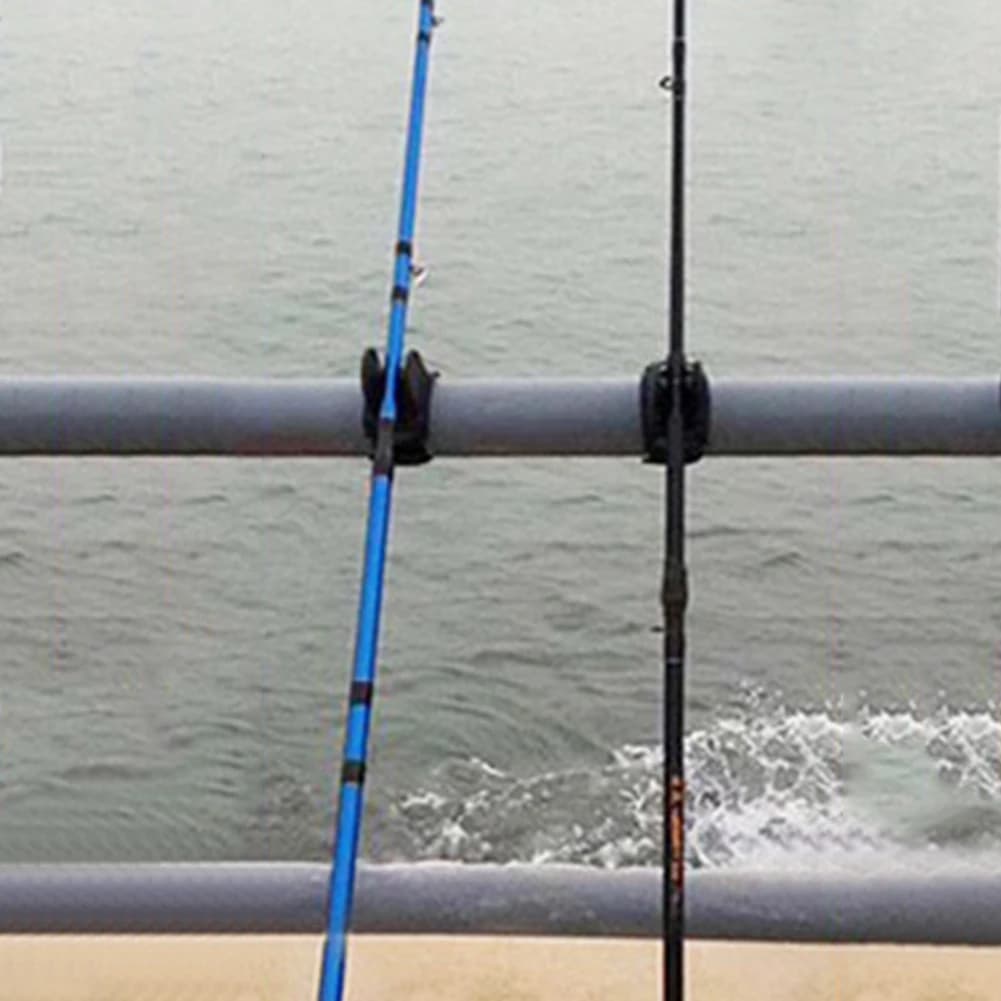 Supporto per canna da pesca a forma di U Supporto per alimentatore da pesca portatile Supporto per canna da pesca in TPE Accessori per attrezzi da pesca