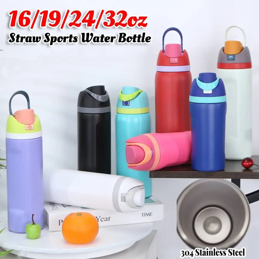 16/19/24/32 OZ stainless steel stainless steel double-layer insulated sports bag, perfect companion for outdoor sports adventures