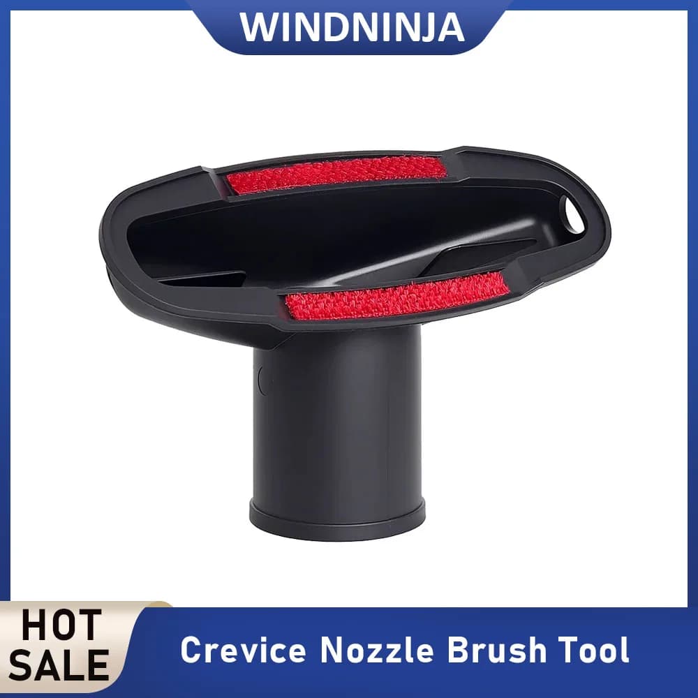 Accessorio per Spazzola Aspirapolvere con Adattatore da 32 mm di Diametro Interno, Bocchetta per Fessure, Spazzola per Pulizia Angoli e Polvere