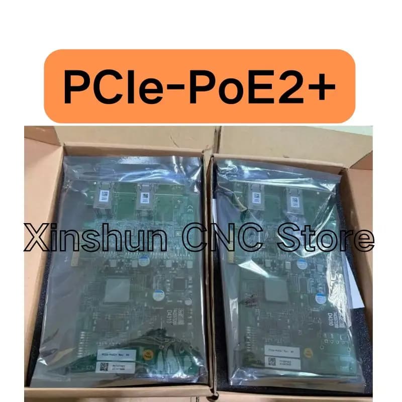 PCIe-PoE2 Rev. Scheda di acquisizione video Gigabit a 2 porte PCIe-PoE2+ A4 testata e funzionante, spedizione rapida
