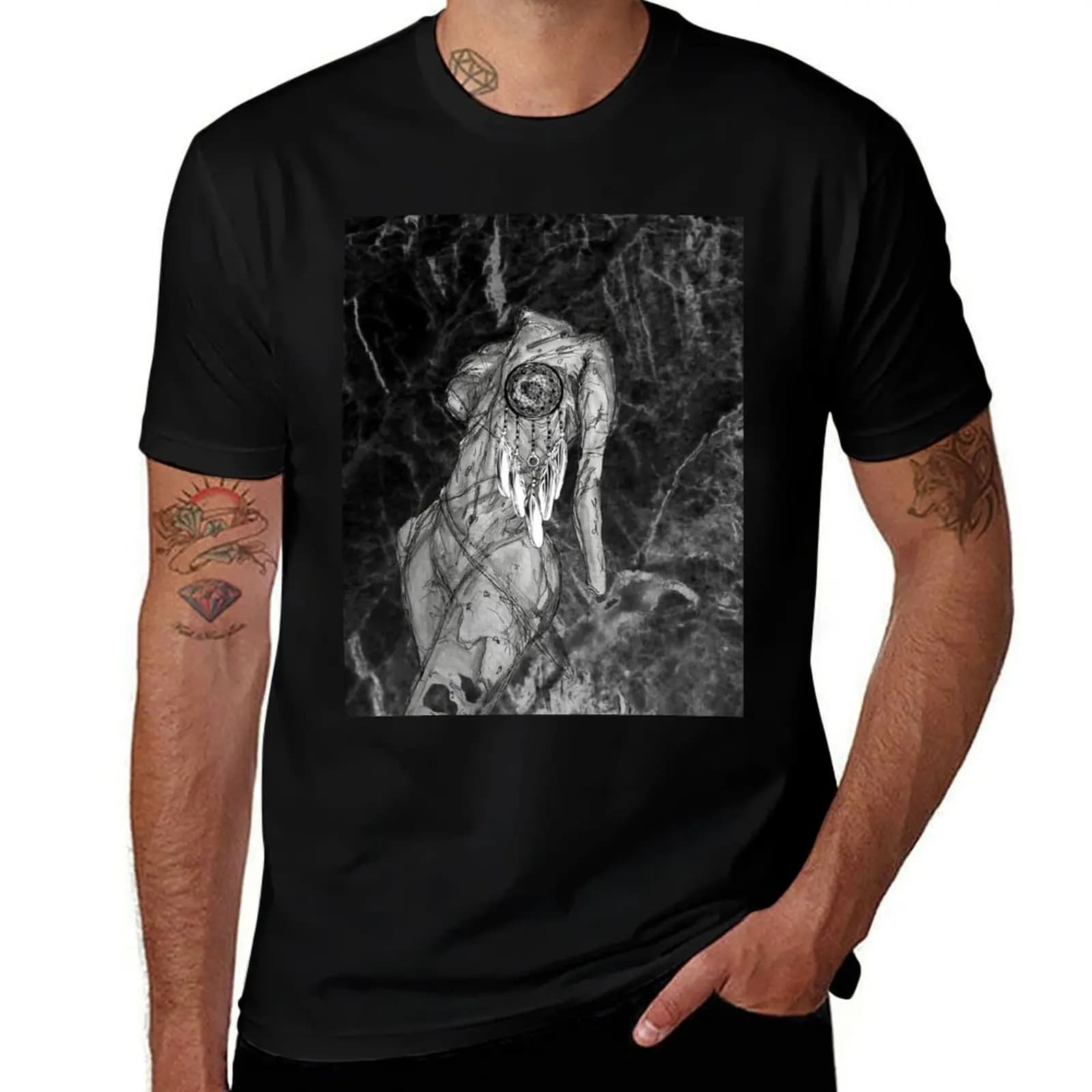 Dream Catcher T-Shirt Work Utility Casual Tee Shirt