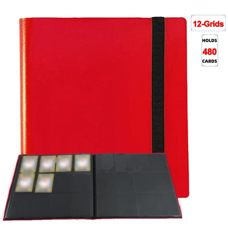 160/360/480/540 Carte Capacità Tasca Titolare Raccoglitori Album Per Carte Da Gioco Libro Supporto Del Manicotto di Grande capacità Raccoglitore di carte Notebook
