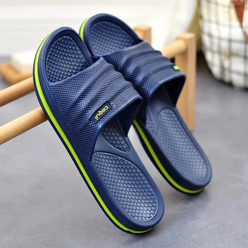 Man Slippers Comfortabl Non-Slip Bathroom Slippers Soft Comfortable Home Summer Slippers Indoor Bathroom Men's Slippers EVA
