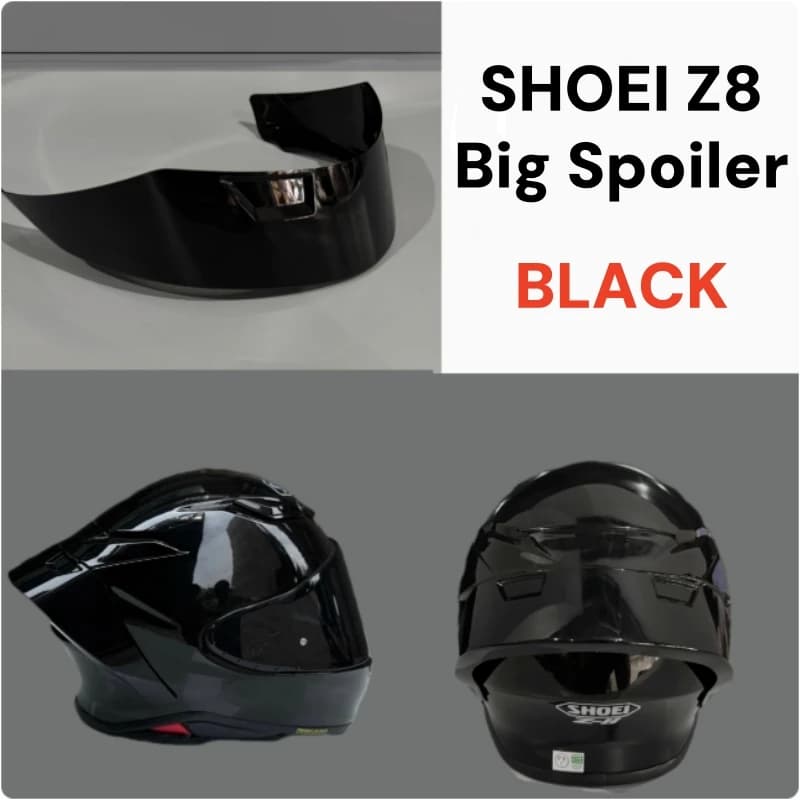 Casco moto Grande Spoiler Per Shoei Z-8 Z8 NXR2 RF-1400 Caschi Decorazione Accessori Moto Posteriore Casco Spoiler Caso