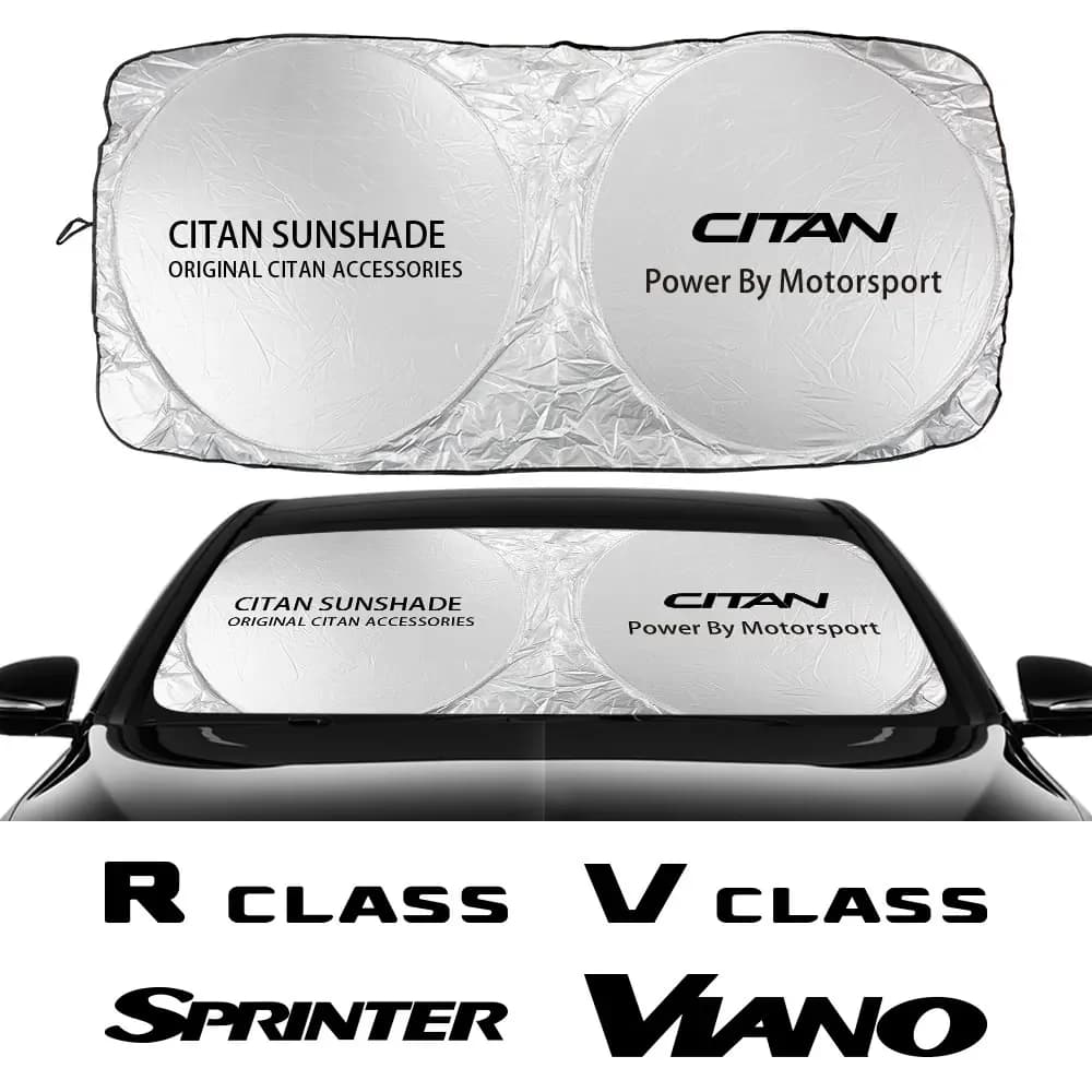 Parabrezza per Auto parasole anti-uv per Mercedes Benz W124 W203 W204 CITAN classe R SPRINTER classe V VIANO accessori Auto