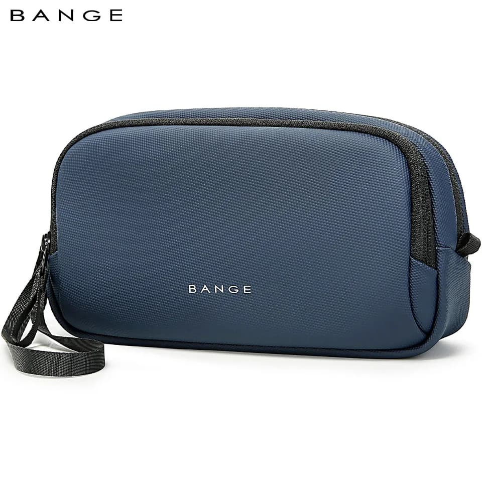 BANGE Nuova Borsa Organizer Portatile per Cavi in Poliestere Leggera Impermeabile Unisex Custodia per Cavi USB Digitali Borsa a Mano Porta Cavi Dati