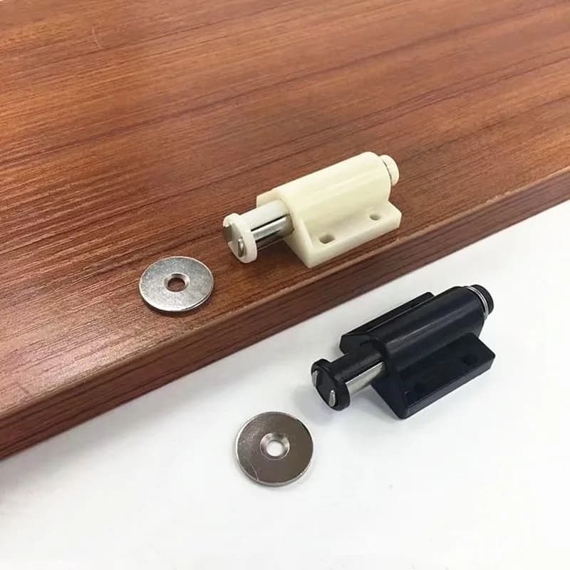 8 pezzi fermaporta dell'armadio fai da te magnetico Push to Open Touch Catch Stop armadio autoallineante porta della cucina magnete dell'armadio