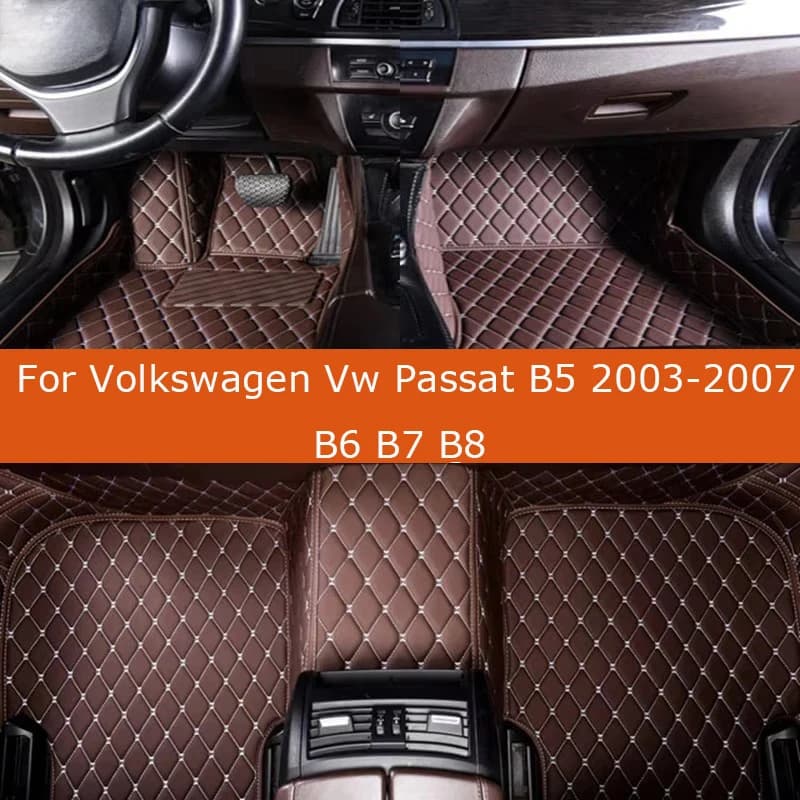 Tappetini auto personalizzati per Volkswagen VW Passat B5 2003-2007 B6 B7 B8 Passat C42 2019-2023 2017-2023 Accessori interni