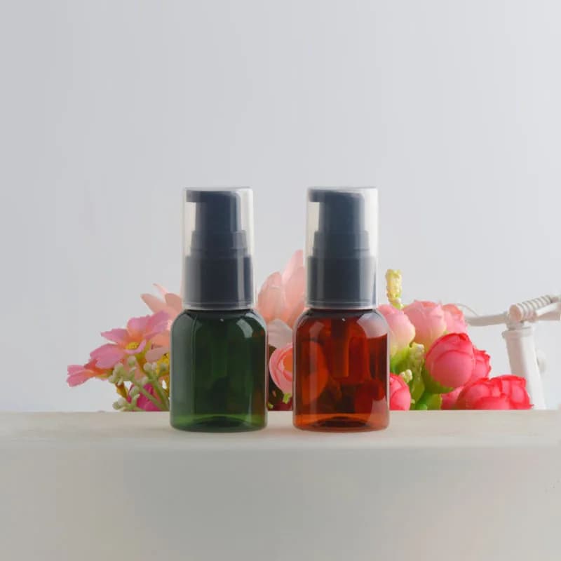 Flacone con pompa da 25 ml, flacone per olio essenziale, flacone per fondotinta, flacone per lozione, flacone per campioni, flacone ricaricabile, contenitori per cosmetici