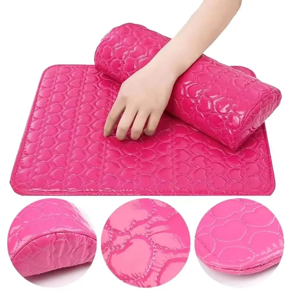1 Pezzo Nuovo Cuscino in Spugna per Nail Art, 7 Colori, Morbido Poggiapolsi per Manicure, Rimovibile e Lavabile, Supporto per Mani e Palmo