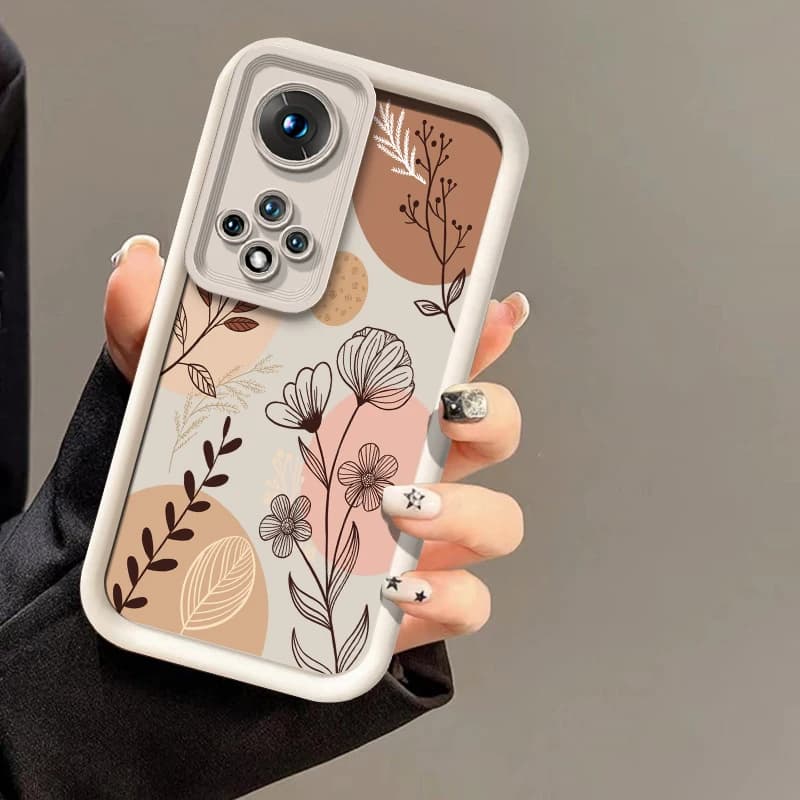 For Huawei Honor Magic 8 Pro 7 Lite X9 X8C X8B X7B X8A X60 Pro X30 X9C Smart Flower Leaves Phone Case Shockproof Matte Cover