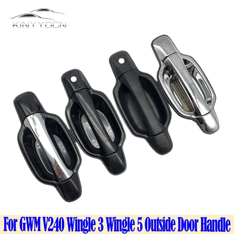 Per GWM V240 Wingle 3 Wingle 5: Copertura Maniglia Esterna Portiera Auto, Coperchio Maniglia Apertura, Calotta Maniglia Cromata, Guscio Cofano