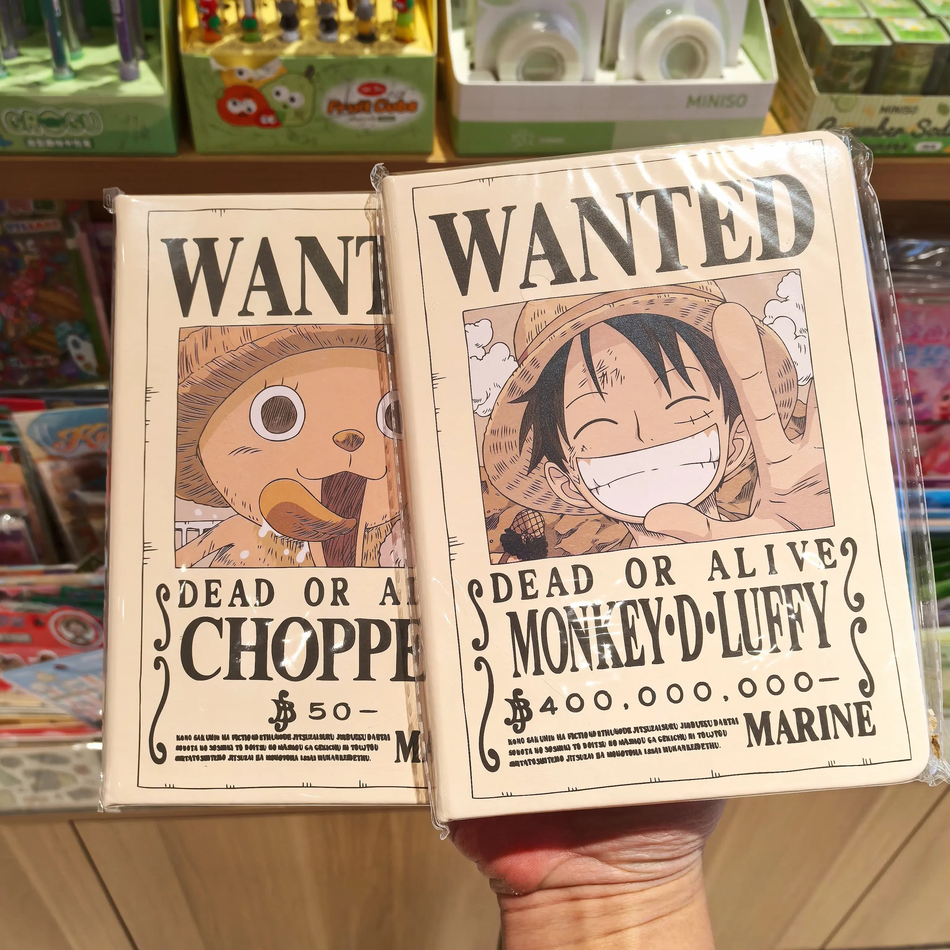 One Piece Classic Collection PU Hardcover Notebook 80 Sheets Durable Journal Writing Sketchbook School Office Gift for Fans