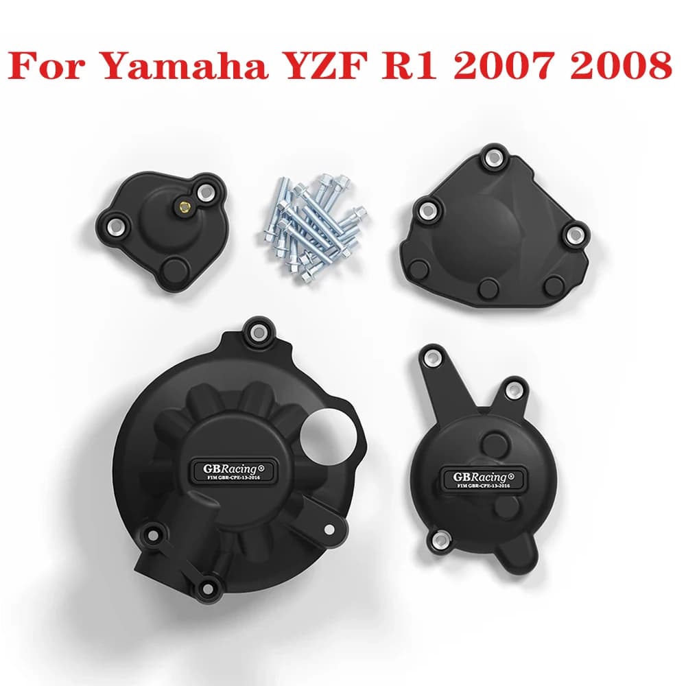 Protezione coperchio motore moto per YAMAHA R1 2007 2008 Coperture motore
