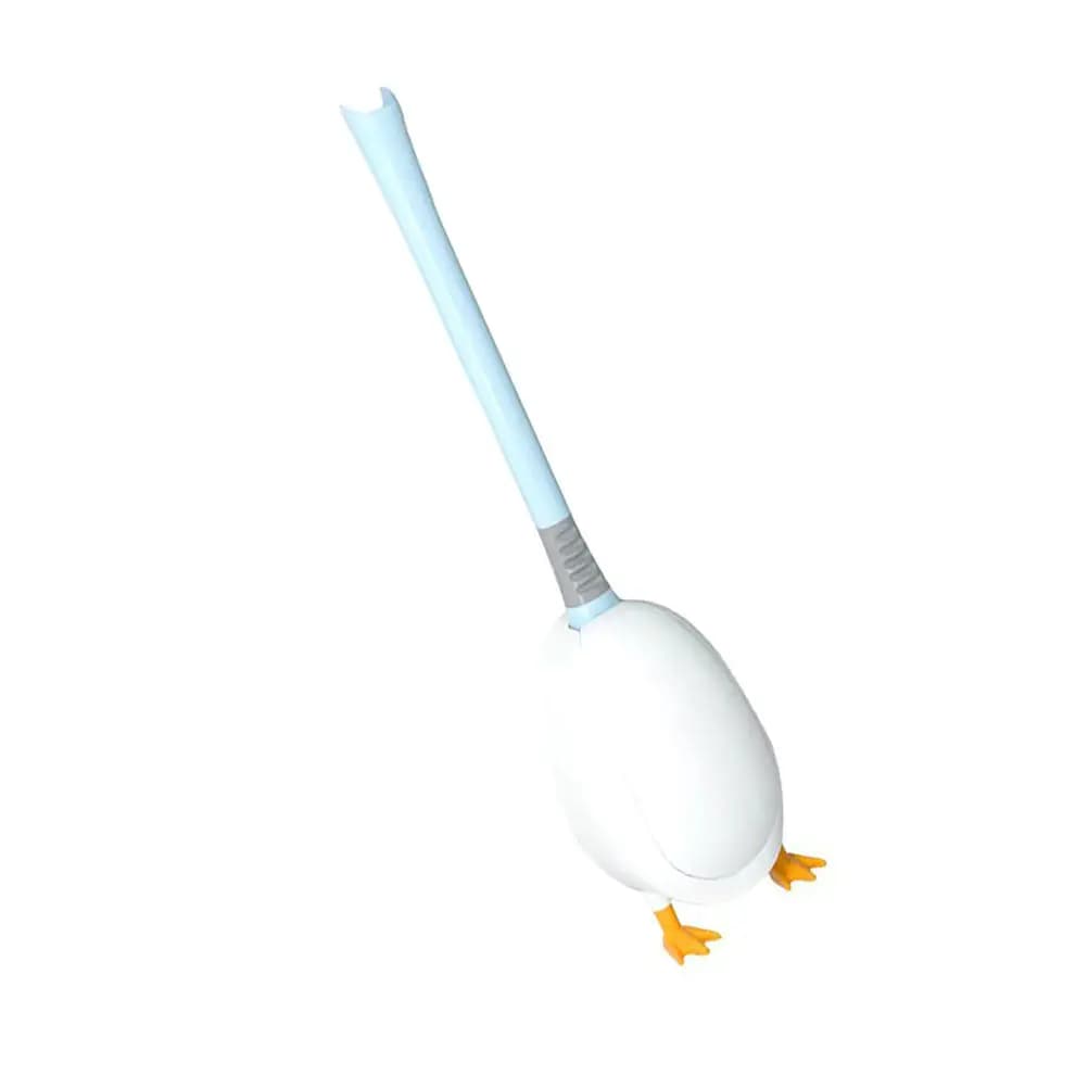 Household Toilet Brush Adorable Cartoon Design Space Saving Modern Bathroom Brush Powerful 360 Cleaning Sanitary Toilet Supply