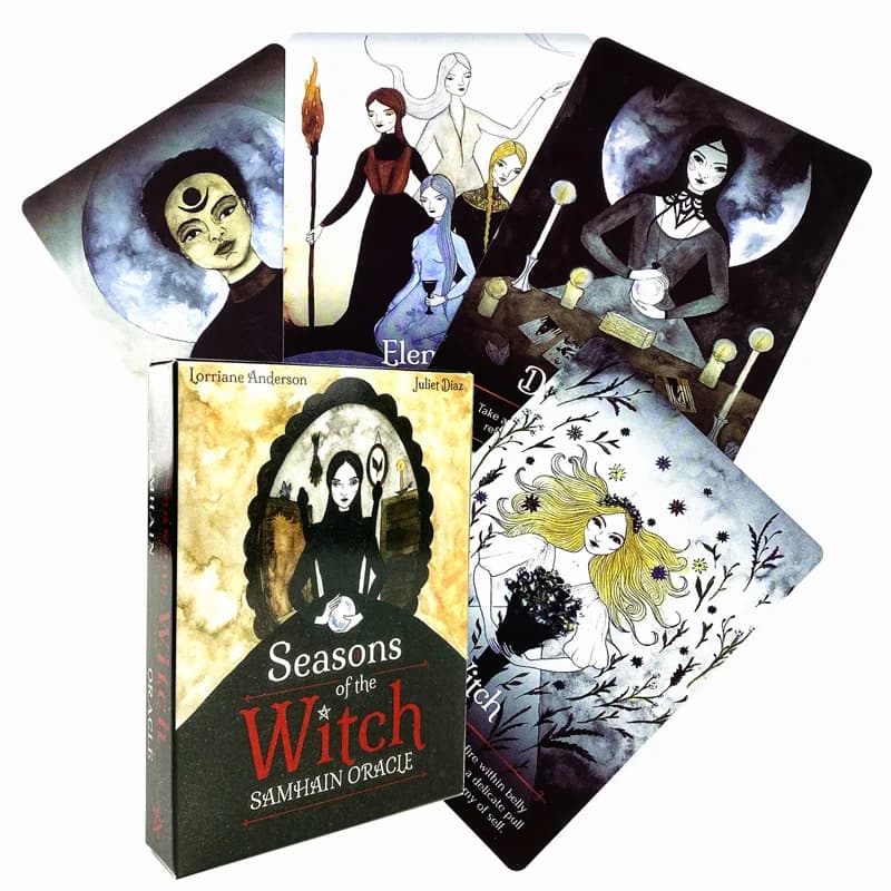 Seasons of the Witch Oracle Oards Samhain Oracle Vendita calda Carte dei tarocchi del pilota per il mazzo dei tarocchi di divinazione