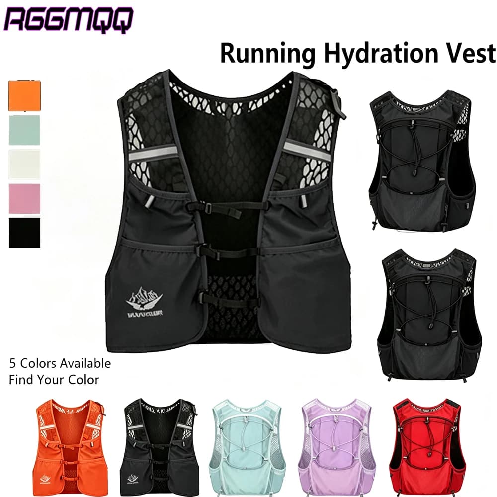 1PCS Running Hydration Vest Backpack,Lightweight Insulated Pack Bag Daypack for Hiking TrailCycling Race Marathon for Women Men