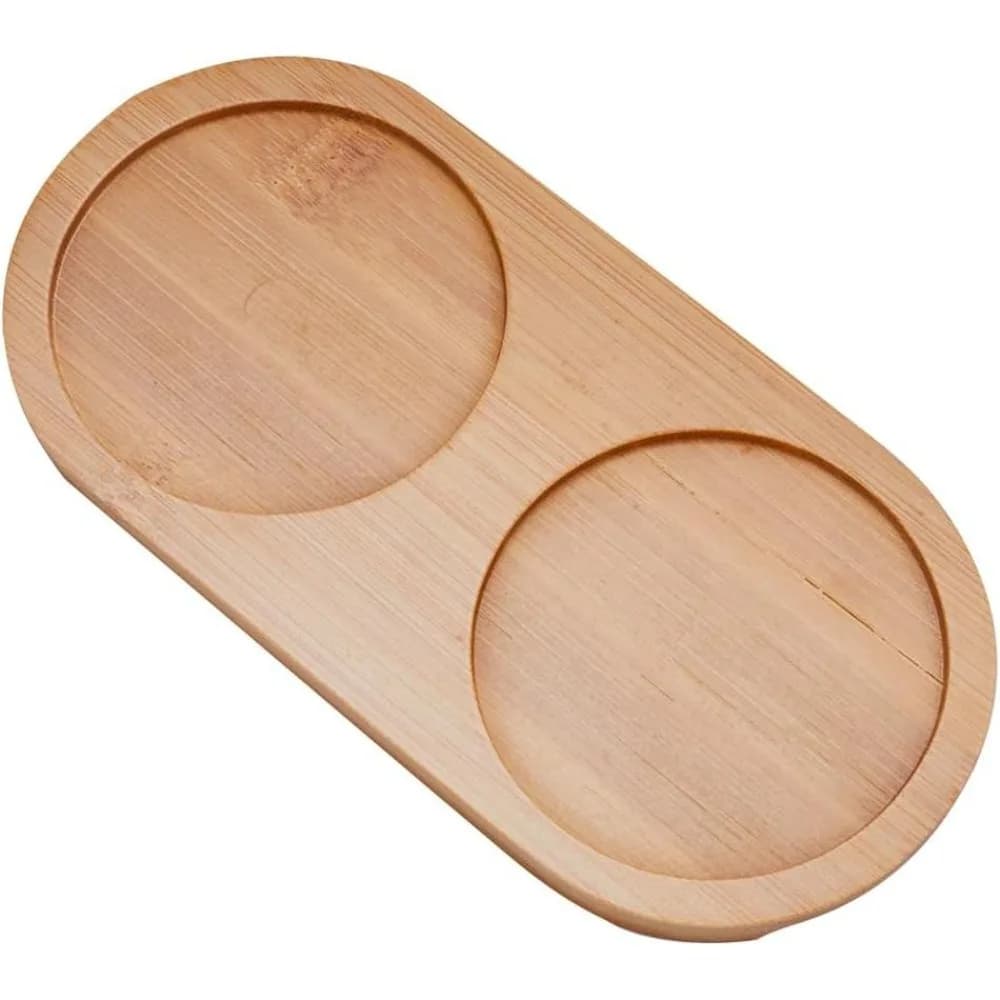 Bamboo Soap Dispenser Vanity Cup Serving Tray Bathroom Counter Kitchen Trays Dresser Jewelry Ring Dish Comestic Holder Bathtub