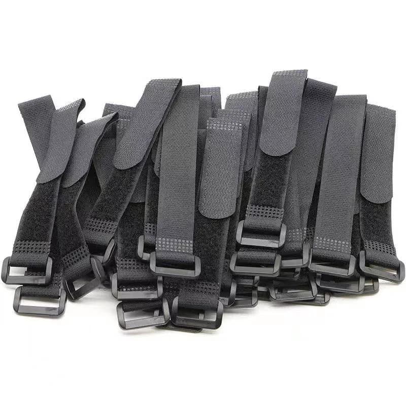 Cinghia per cavo con fibbia inversa in nylon regolabile Fascette per cavi di gestione del filo da 2 cm Cinghia di rilegatura Cinghia con fibbia fissa autoadesiva