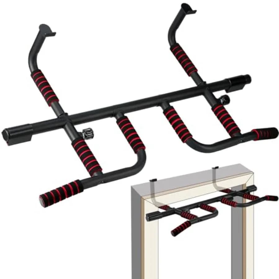 AGE traction bar 2025, new, industrial grade steel, for Hang Go training, multi-handle, horizontal, black