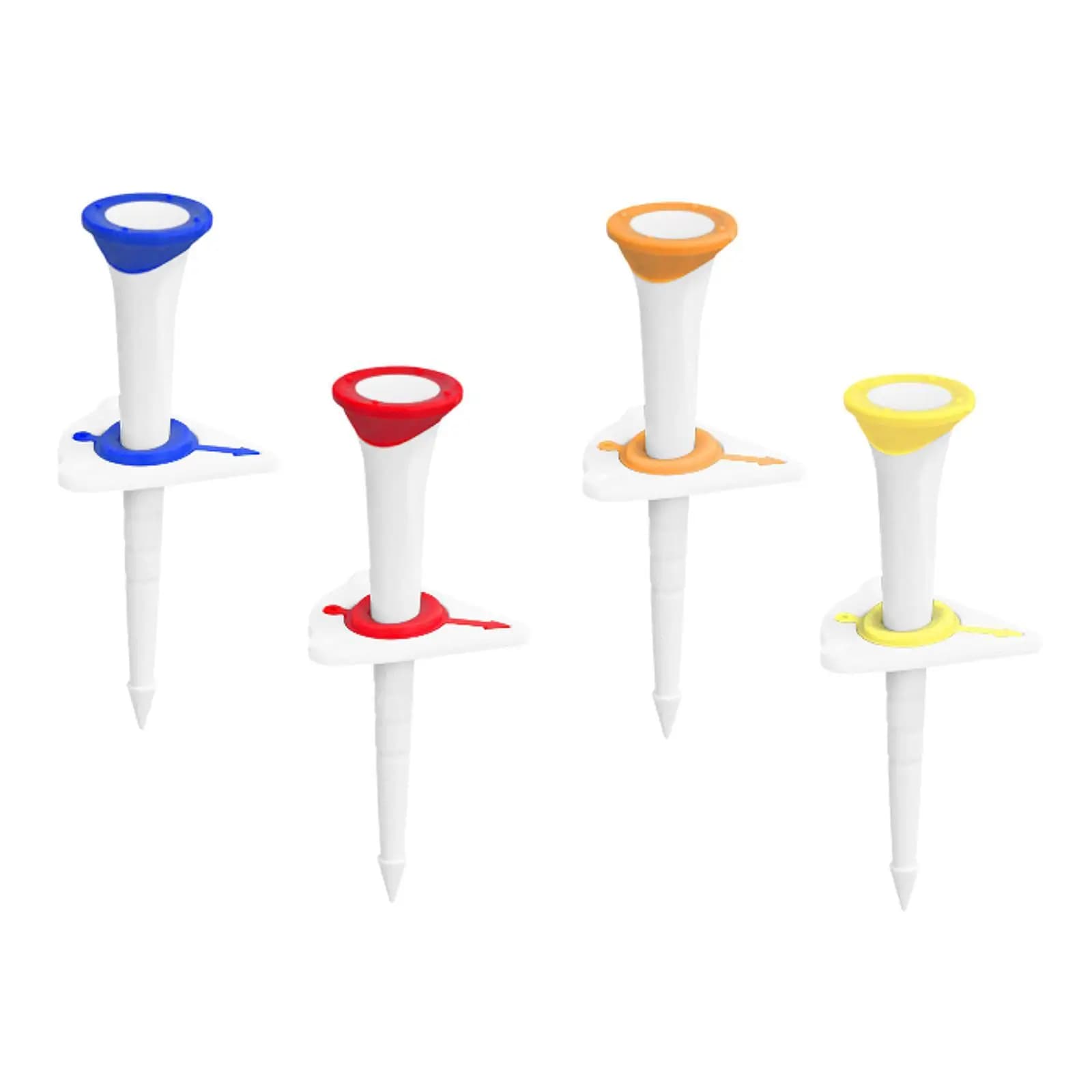 Tee da Golf Regolabile in Plastica, Ausilio per l'Allenamento, Supporto per Pallina Riutilizzabile, Marcatore per Pratica di Golf a Casa