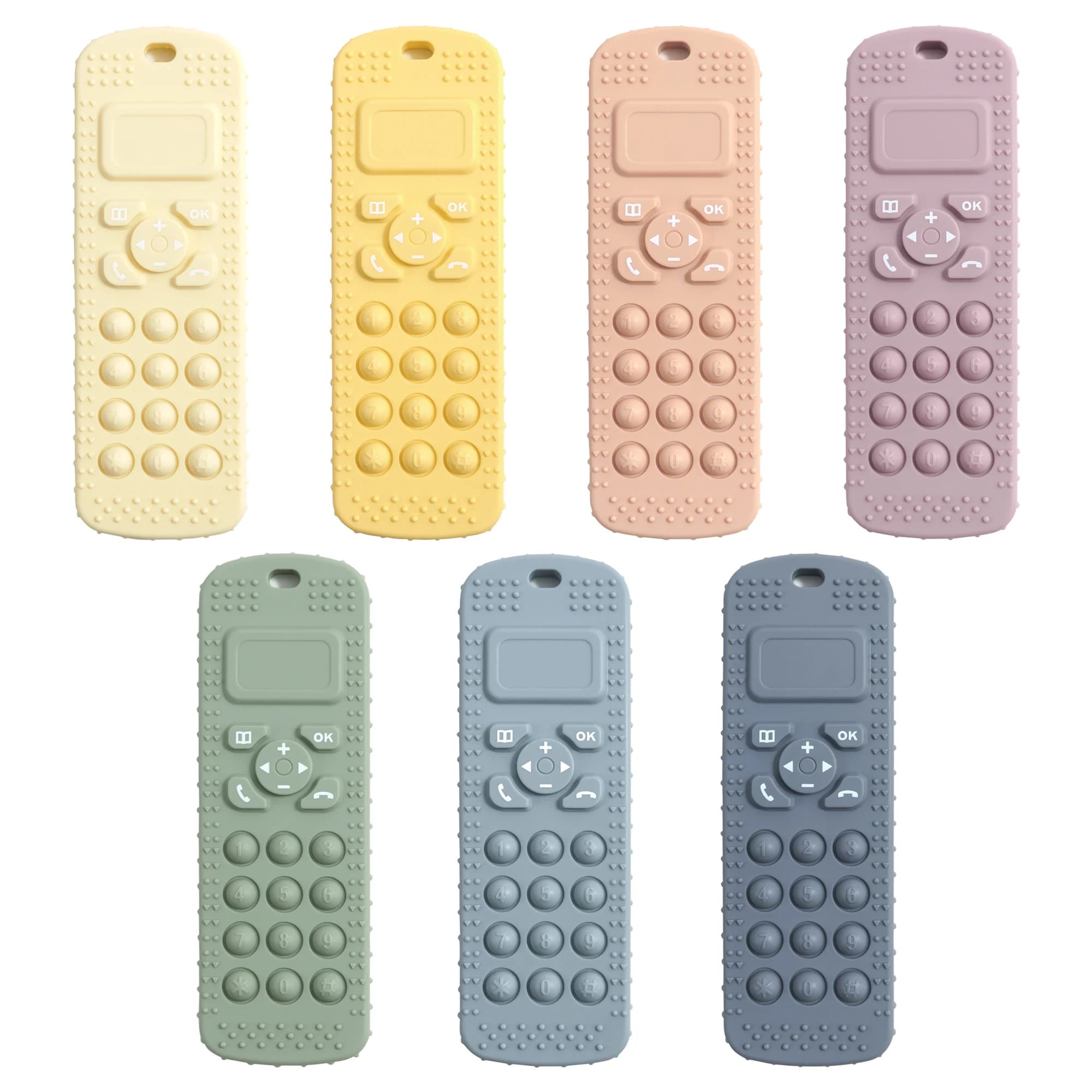 Silicone per uso alimentare TV telecomando forma massaggiagengive Bebe giocattolo per la dentizione bambini articoli educativi sensoriali per bambini con spedizione gratuita