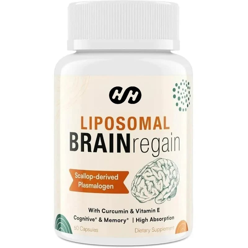 Liposomal Supplement for Brain - Best Plasma Antigen Absorption with Curcumin and Vitamin E - Suitable for Adults