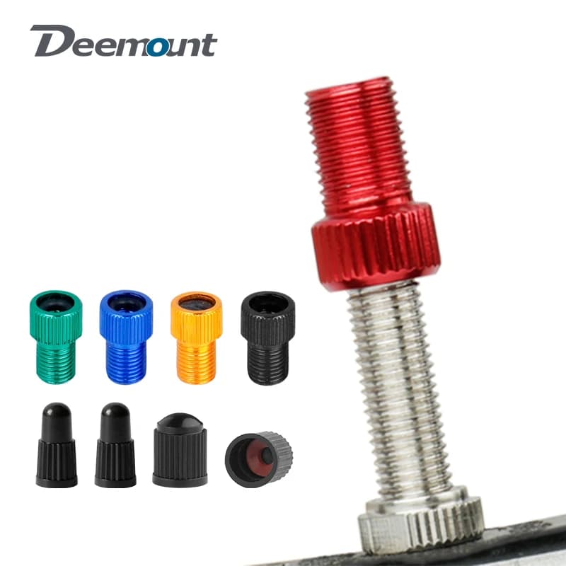 Deemount Preta F/V D/V convertitore valvola anodizzato decorare Schrader SV adattatore pompa testa MTB parti bici da strada