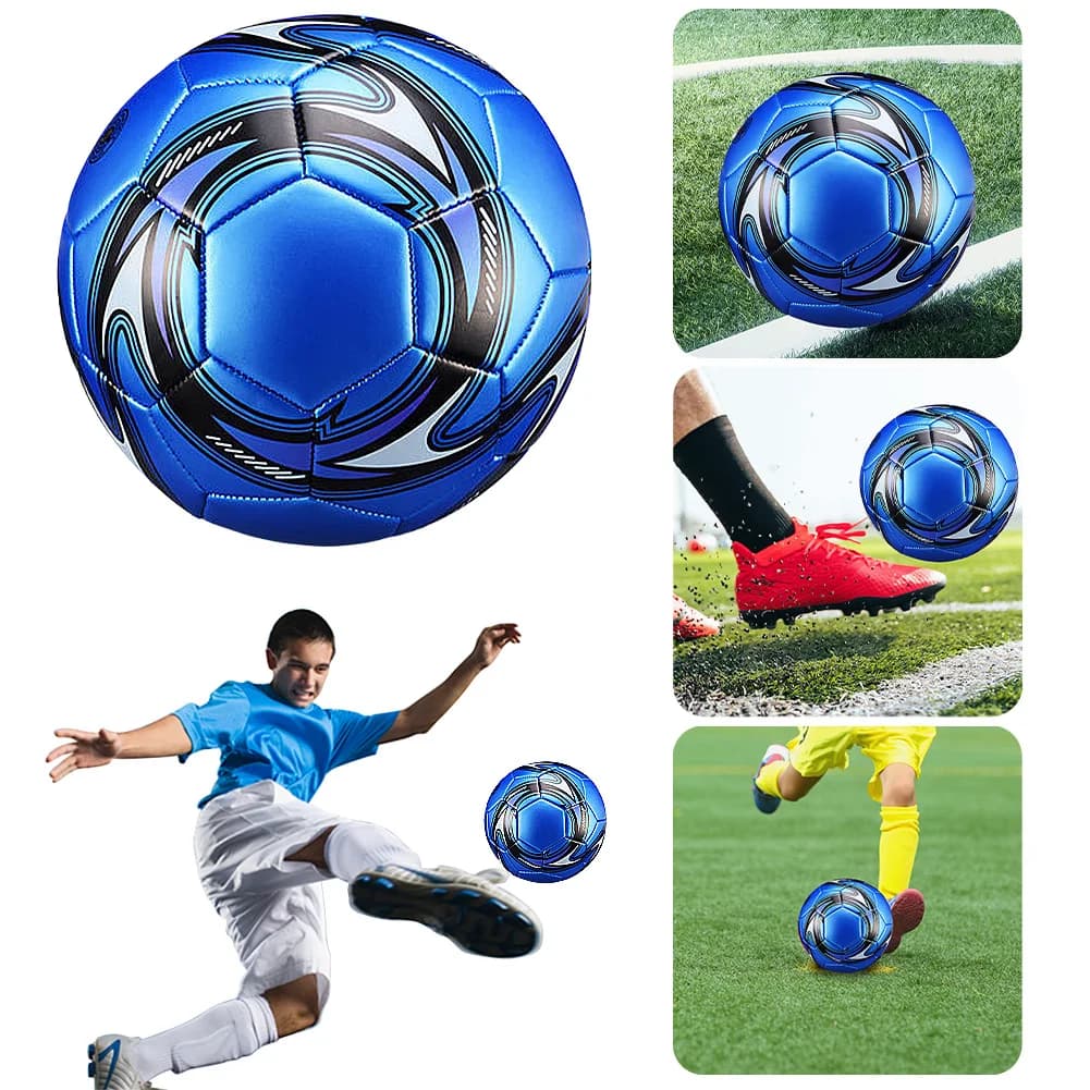 Inflatable Sports Balloon Size 5, Waterproof, Professional, PVC, for Football Parts and Sports Games