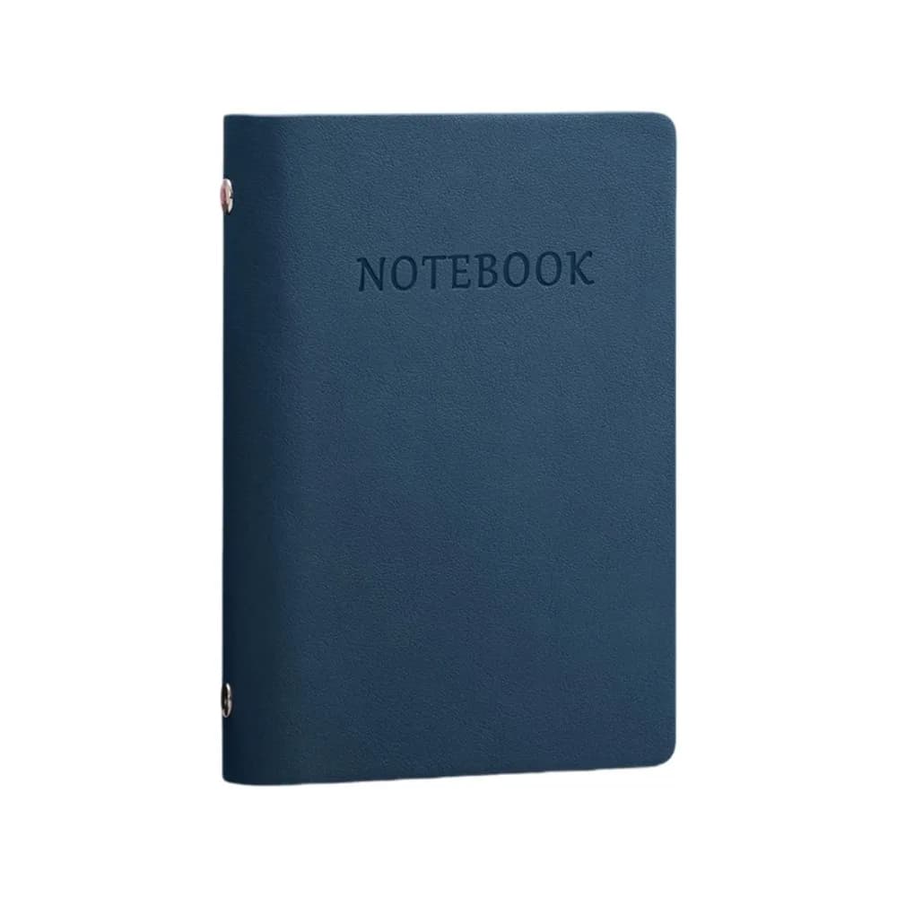 Memo Pads A7 Mini Notepad Spiral Bound PU Leather Cover Pocket Planner Record Book Loose-leaf Binder A7 Notebook Office