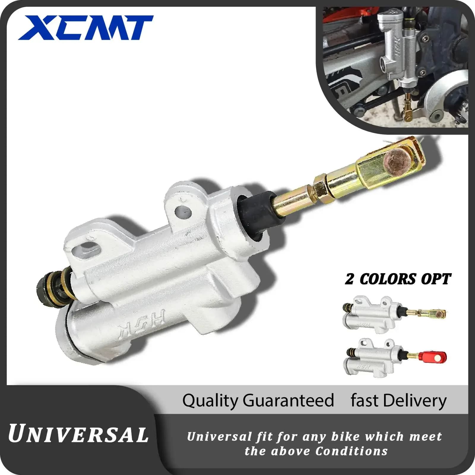 Moto Posteriore Idraulico Pompa Cilindro Maestro del Freno Per Kayo T4 T6 BSE 50cc 70cc 110cc 125cc 150cc 250cc ATV Pit Pro Dirt Bike