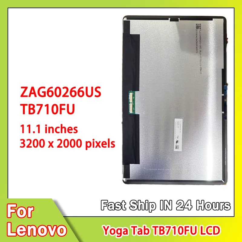 11.1"inch For Lenovo Xiaoxin Pad Pro GT TB710 LCD Display Touch Screen Digitizer For Lenovo Yoga Tab TB710FU Display