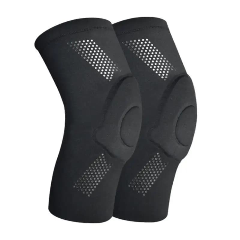 1 pair of women's sports knee braces elastic compression knee protector for dance Fitness volleyball