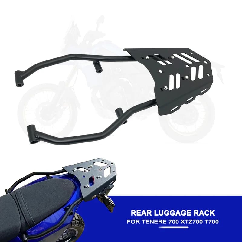 Portapacchi posteriore per moto per Yamaha Tenere 700 XTZ 700 T700 Tenere700 XTZ700 2019-2024 2022 2023 portapacchi con staffa superiore