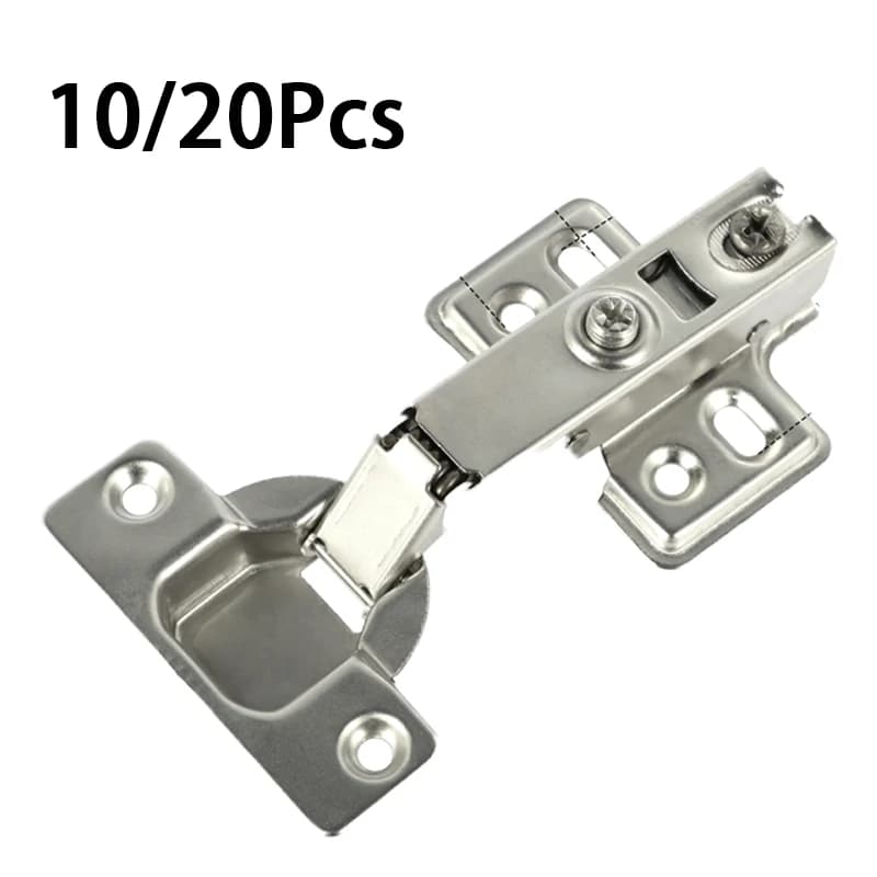 10/20 pezzi cerniere in acciaio laminato a freddo cerniera per porta dell'armadio idraulico smorzatore chiusura morbida e silenziosa per tutti i mobili dell'armadio