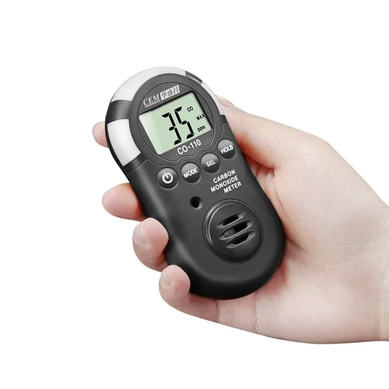 Latest Fine Division NEW CEM Toxic And Harmful Gas Portable Tester Carbon Monoxide Detector CO-110