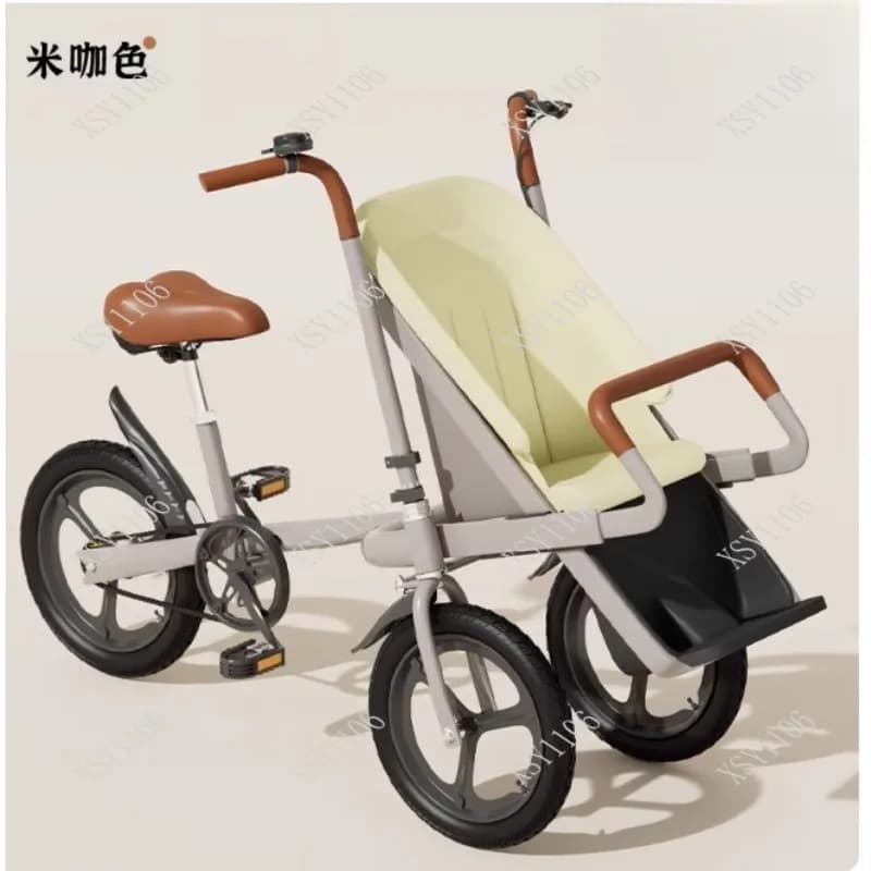 20 Inch 3-Wheel Parent-Child Bicycle Front Baby Seat Comfortable Design Cycling Bike for Mothers And Babies