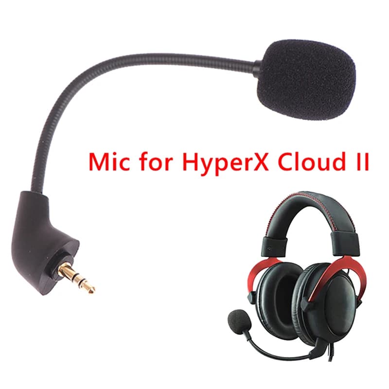 3.5 mm replacement game microphone for Kingston HyperX Cloud 2 II X game headphone accessories