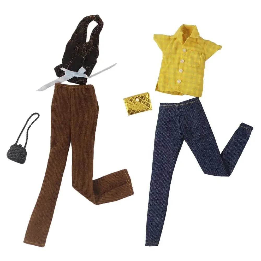 Moda multi-stili cappotti per bambole Jeans 11.5 "pantaloni in pelle pantaloncini 1/6 bambole BJD bambole pantaloni abbigliamento Casual abbigliamento accessori