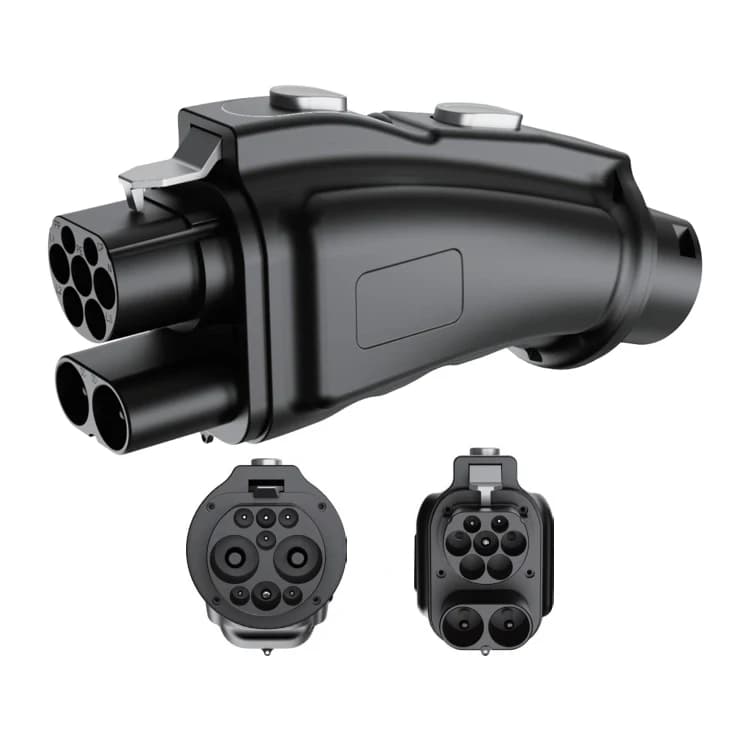 Connettore di ricarica CCS2 a GBT EVSE, adattatore per caricabatterie DC EV, accessori Shipstrive pronti per la spedizione
