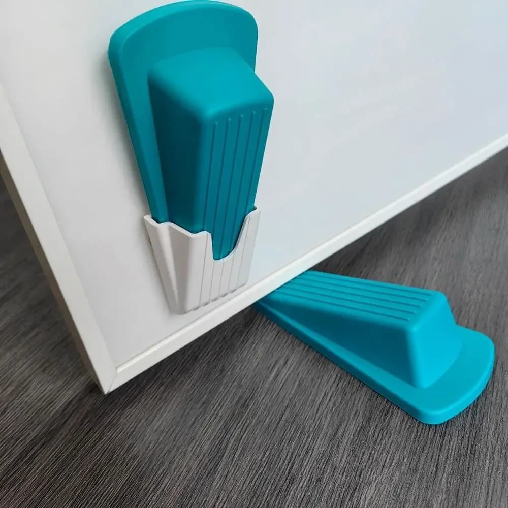 1 pz fermaporta in silicone di sicurezza fermaporta blocco fermaporta a cuneo fermaporta porta dell'home office fermo posteriore fermaporta anti-collisione