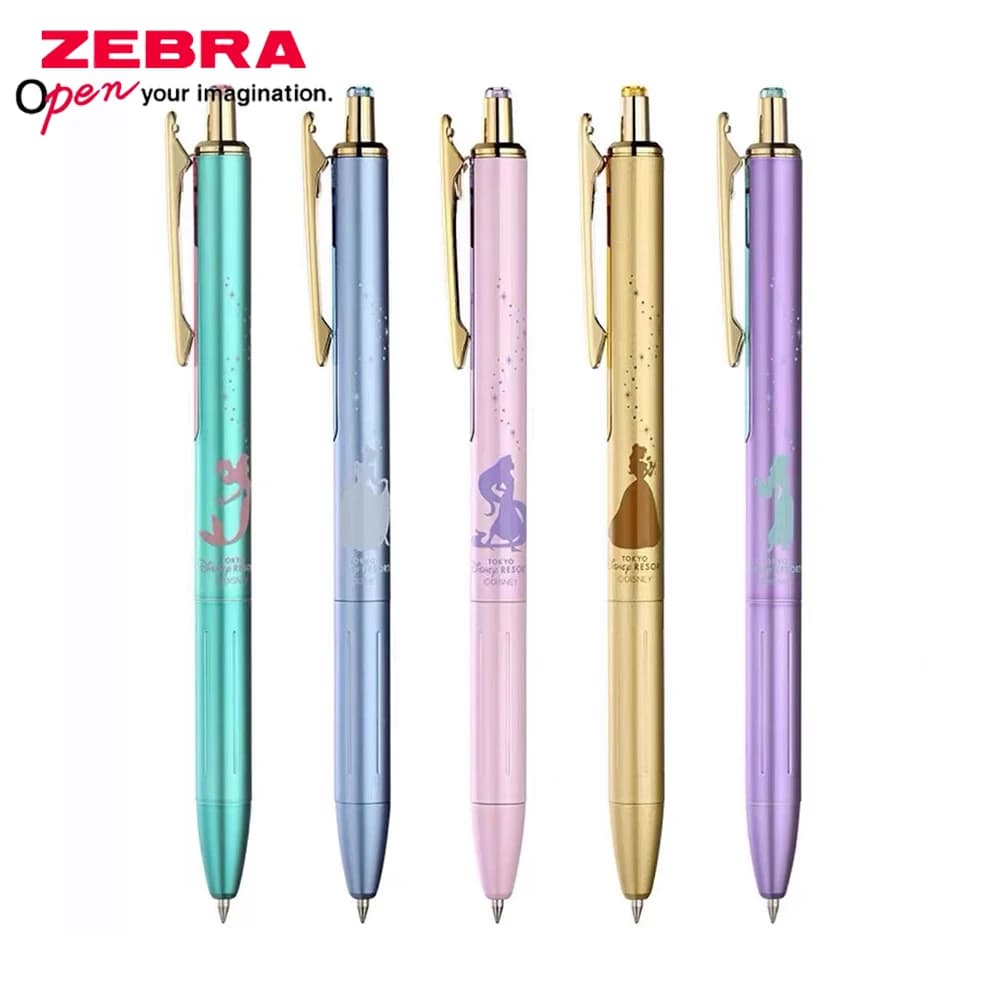 1 + 3 Ricarica Giappone ZEBRA Limited Penna Gel JJ56 Modello Princess Portapenne in metallo 0,5 mm Cancelleria per ufficio firma di alta qualità