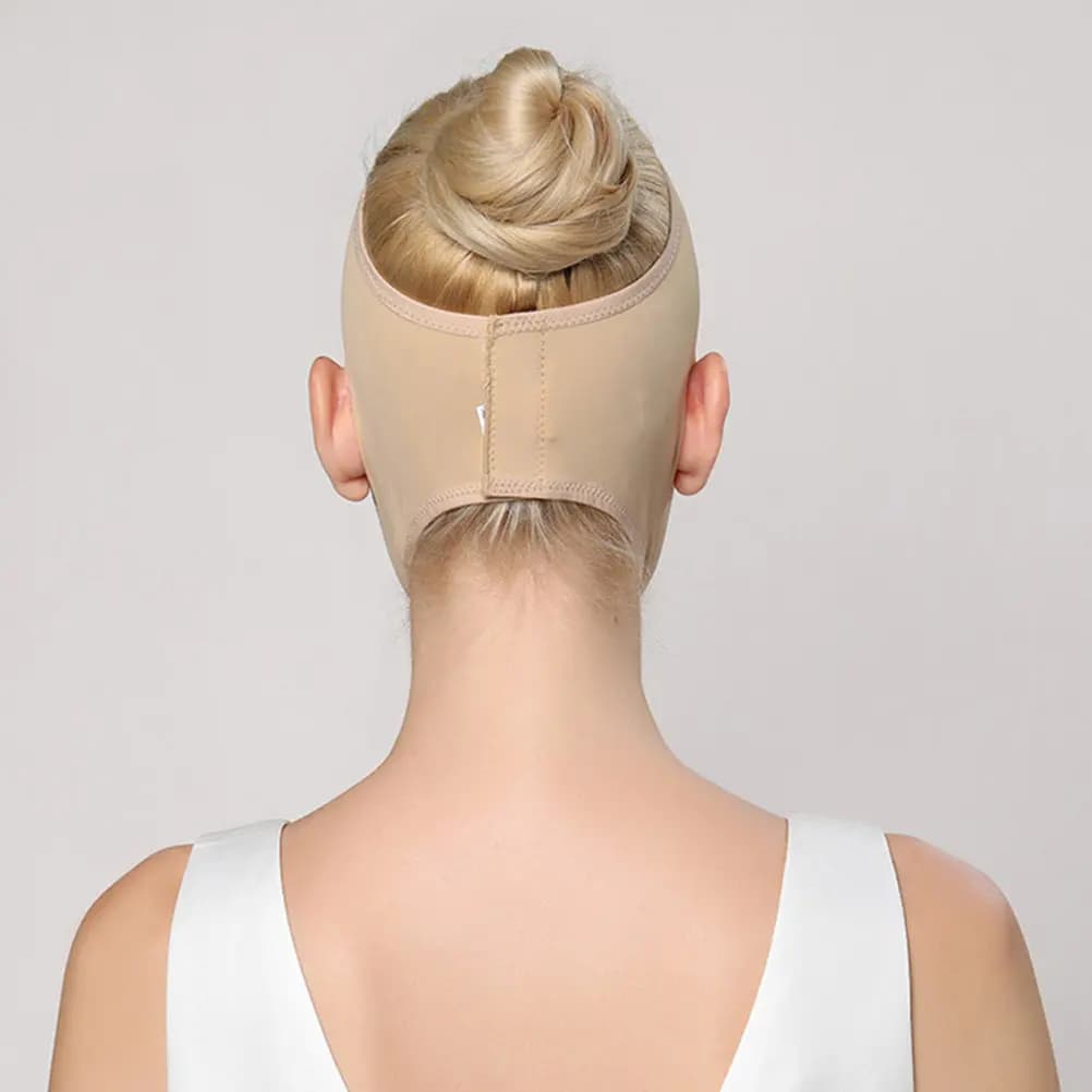 Maschera Lifting Viso 1 Pezzo, Leggera e Traspirante, Fascia Regolabile per Sollevamento del Doppio Mento