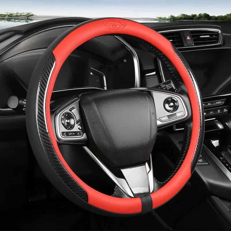 Carbon Fiber Car Cover 38CM Universal Covering Car Accessories Non-slip Inner Cover