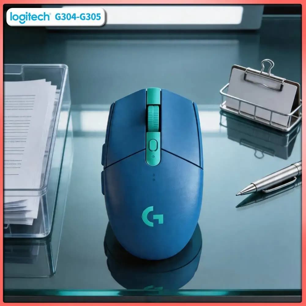 Logitech G304 Wireless Gaming Mouse 12000 DPI HERO Sensor LIGHTSPEED 1ms 9-Month Battery Reliable Connection