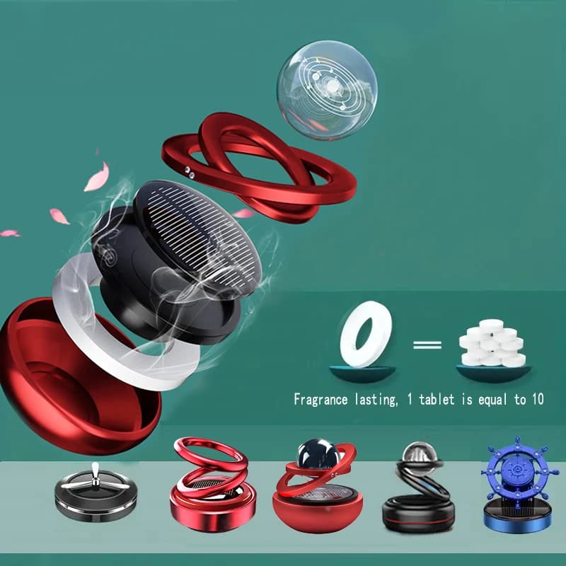 10 pieces of car aromatherapy charging bearings, essential oil refill bearings for car perfume with plant essential oils