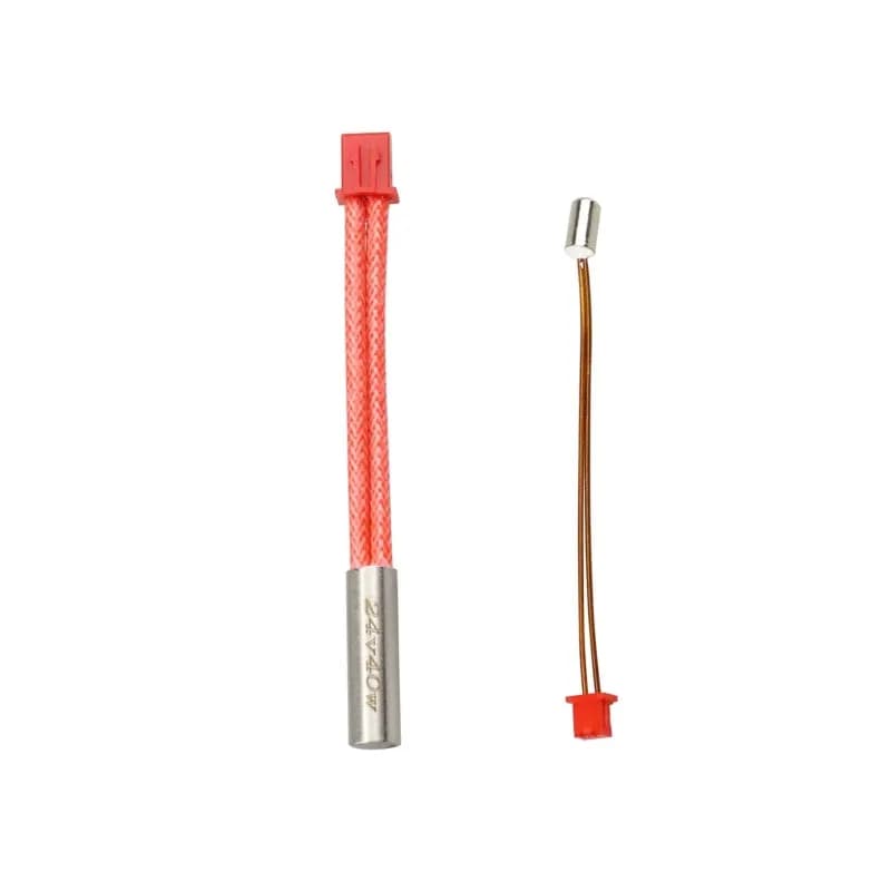 Accessories for 3D Gola printers with Genie nozzle, silicone case for heating block, titanium bimetallic